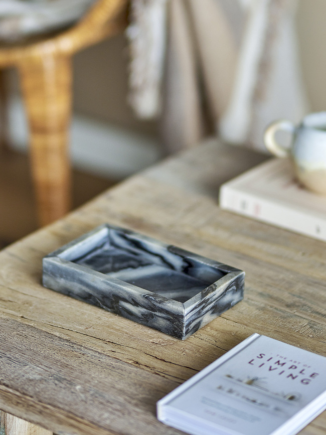 Feliza Pladanj 25 cm sivi mramorni