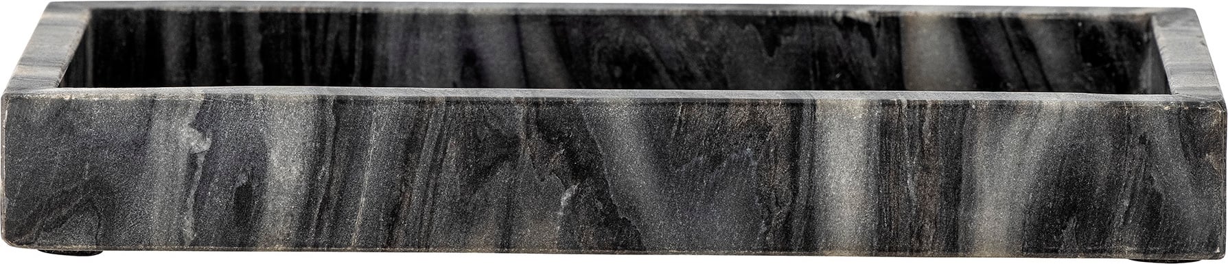 Feliza Tablett 25 cm grau aus Marmor