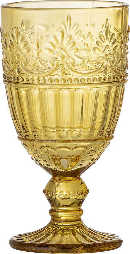 Feyza Verre à Vin Blanc 205 ml, jaune