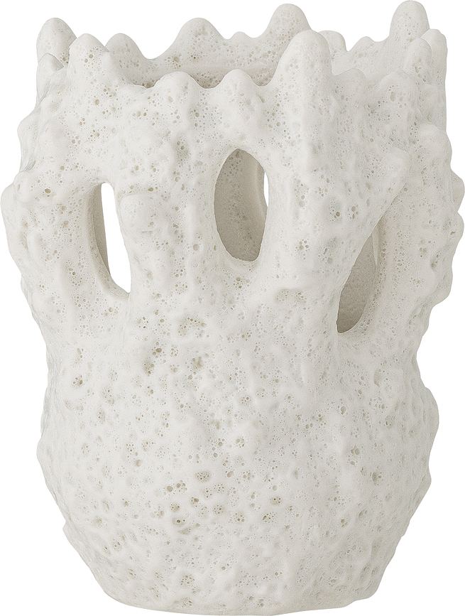 Fianna Βάζο διακοσμητικό, 12,5 cm, λευκό