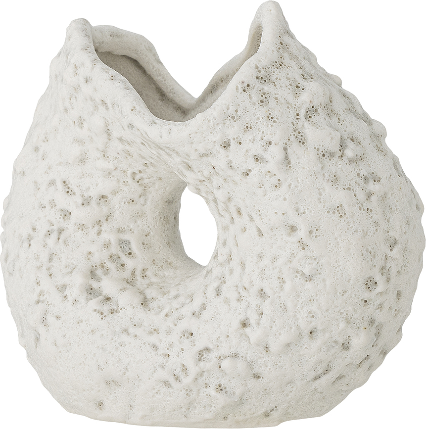 Fianna Okrasna vaza, 12 cm, bela