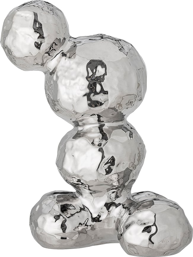 Figura decorativa Bobby, 33,5 cm, plateada