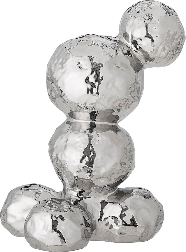 Figura decorativa Bobby, 33,5 cm, plateada