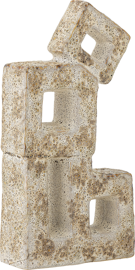 Figura decorativa Caine, beige