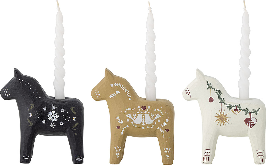 Figuras decorativas Siffer de caballos, 3 unidades