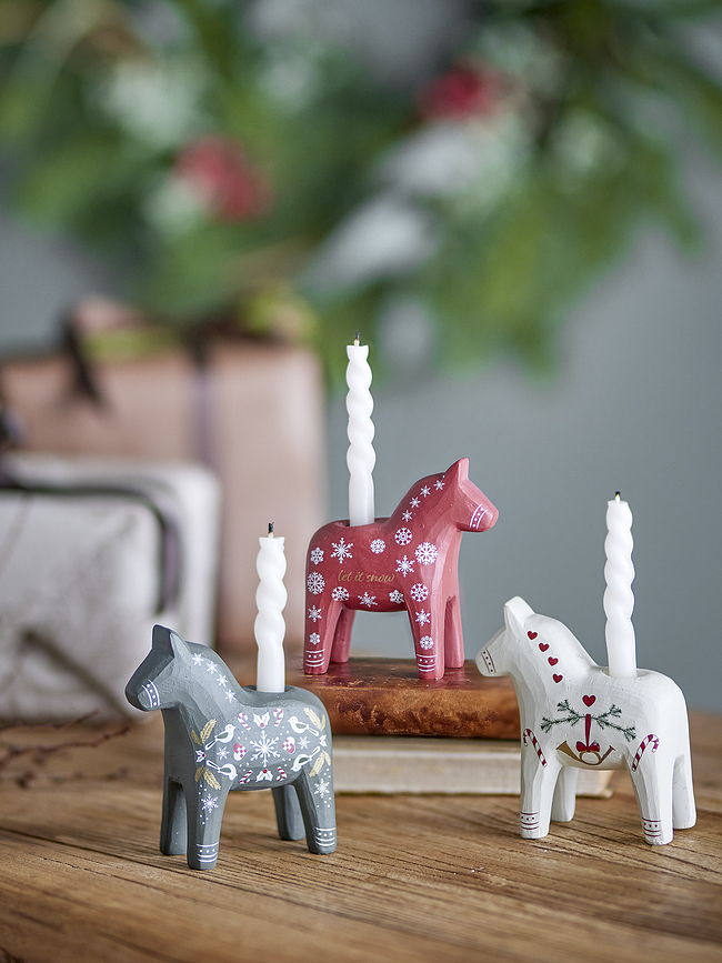 Figuras navideñas Siffer, caballos, 3 unidades