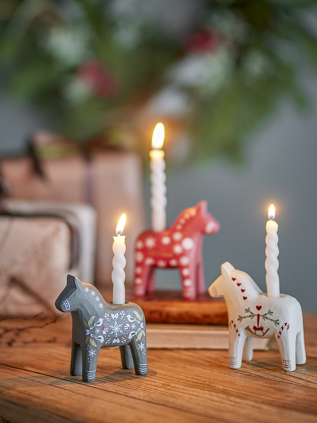 Figuras navideñas Siffer, caballos, 3 unidades