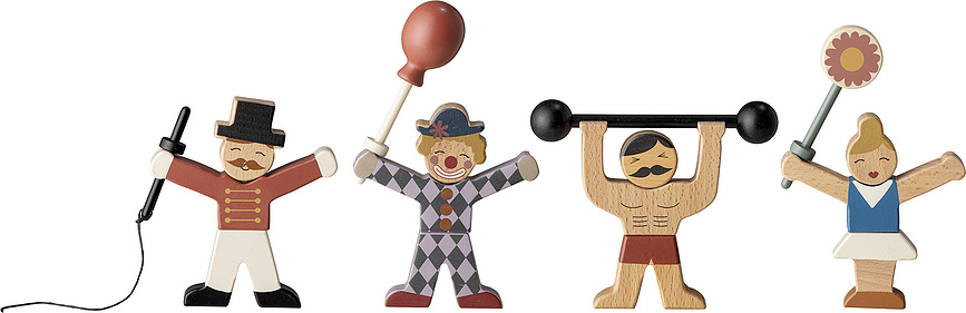 Figuras Rossaio, 4 unidades