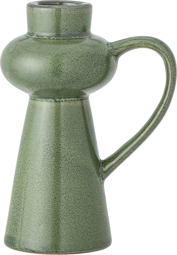 Fija Bougeoir pour bougie classique, 13 cm, vert