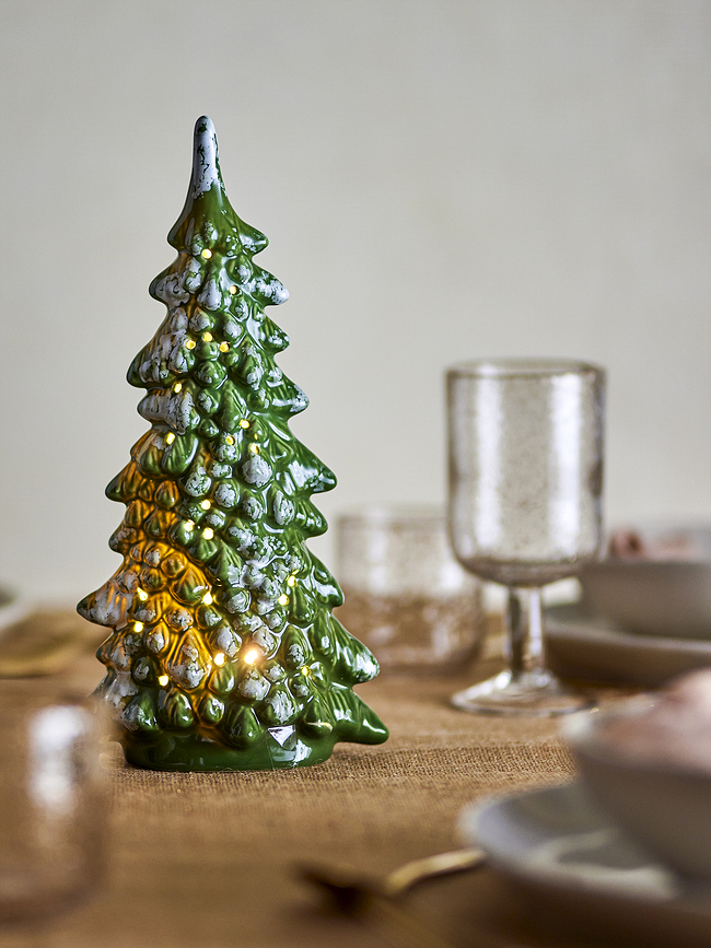 Flicka Božična dekoracija, jelka, 29 cm, svetleča