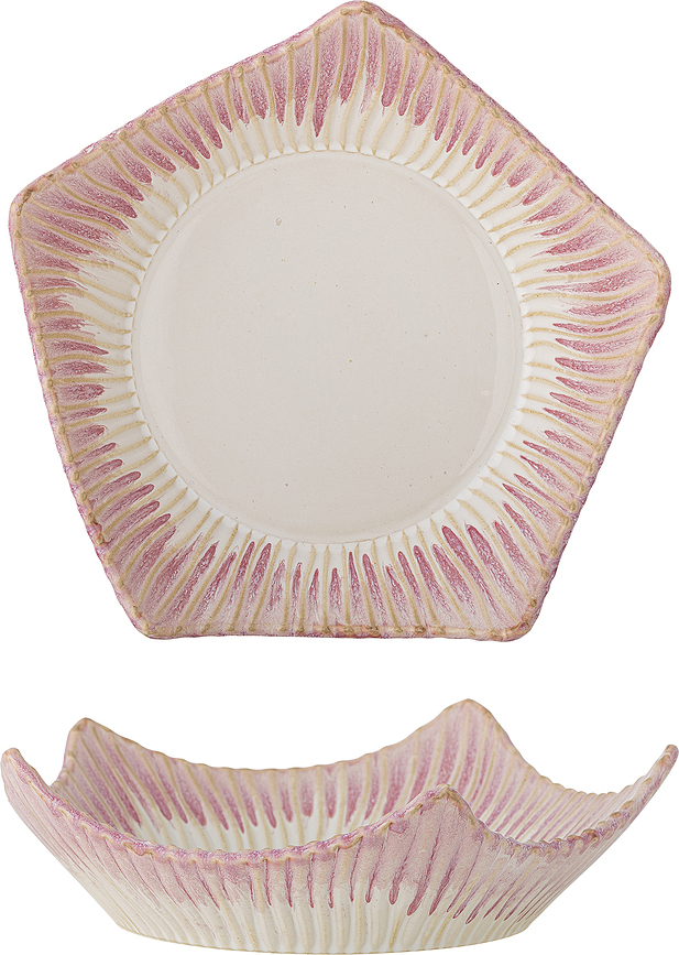 Floral Μπολ Διακοσμητικό, 28 cm, ροζ