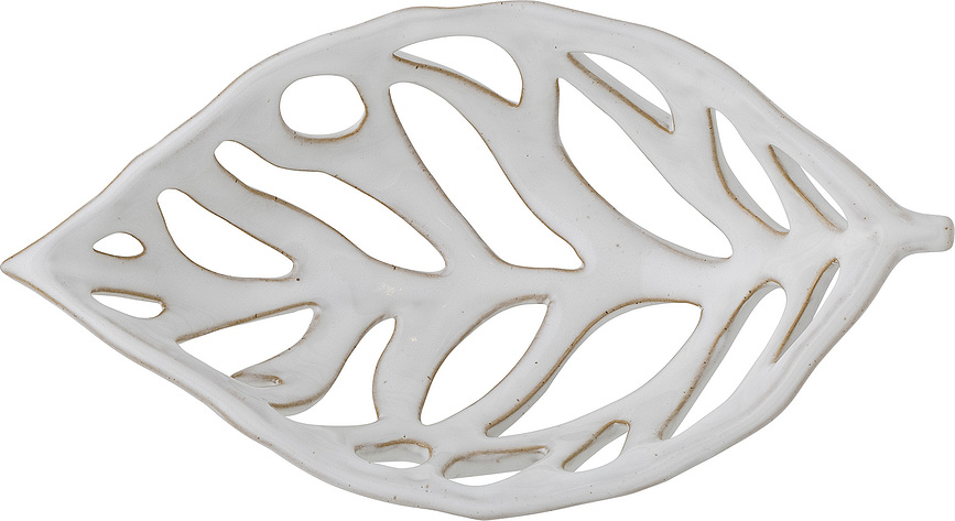 Foligno Bol motif feuille, 27 cm