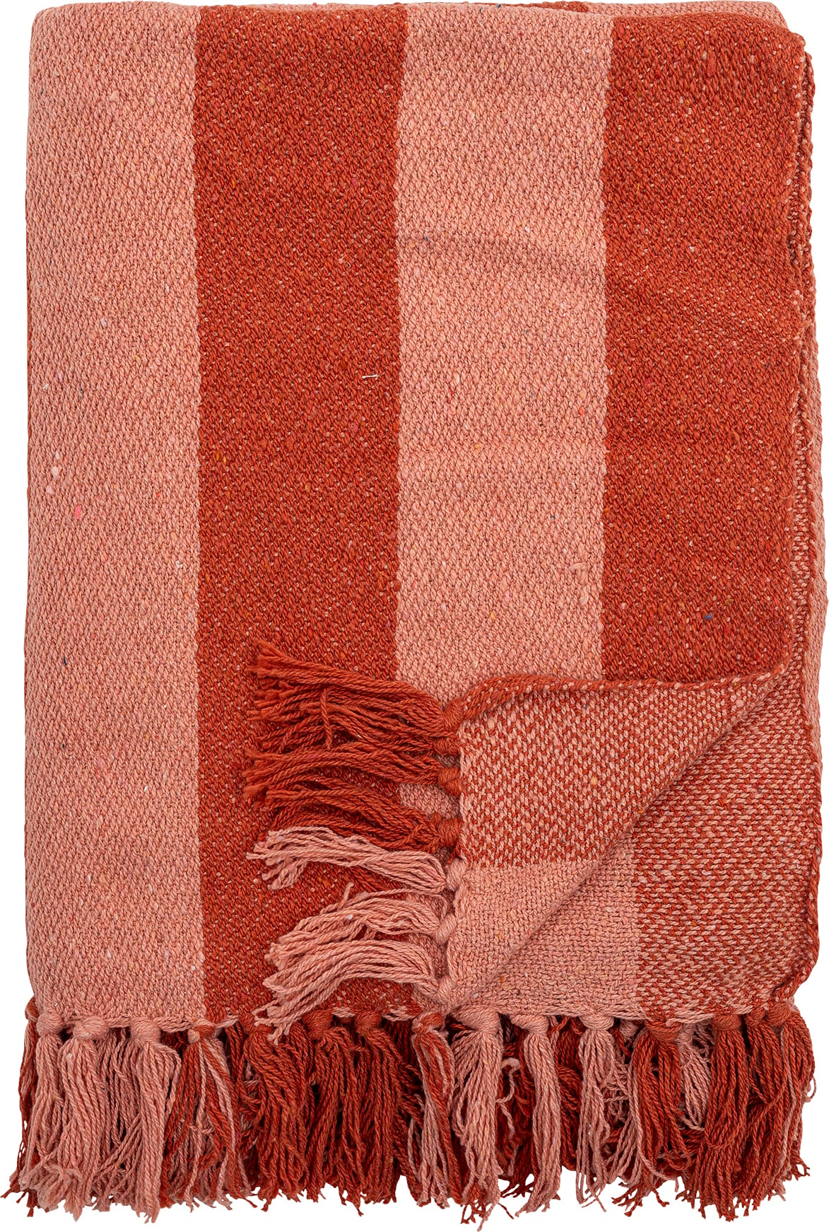 Frello Decke 160 x 130 cm rosa-rot