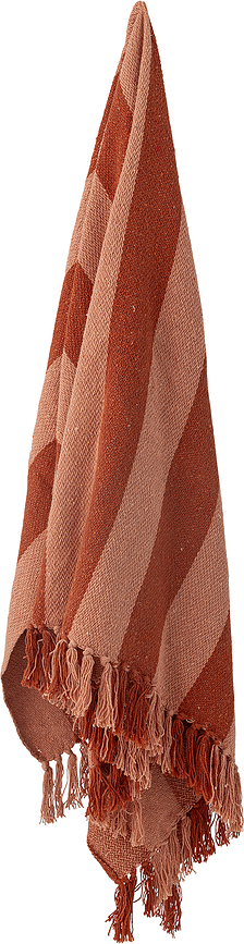 Frello Plaid 160 x 130 cm, rose et rouge