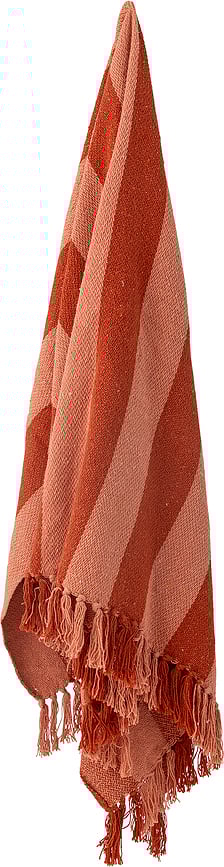 Frello Prekrivač 160 x 130 cm ružičasto-crven