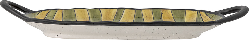 Fuente Lilie, 32,5 cm, amarilla y verde