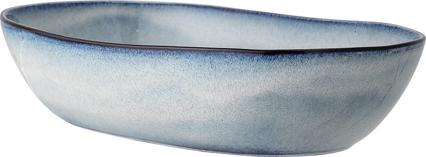 Fuente para servir Sandrine, 20 x 32 cm, azul