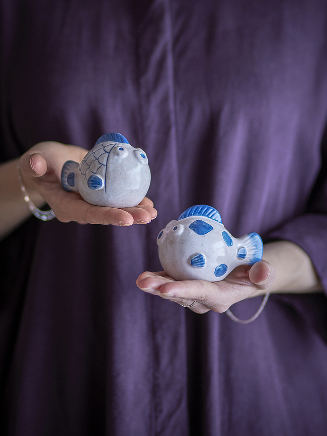 Fugu Salière et Poivrière, Lot de 2