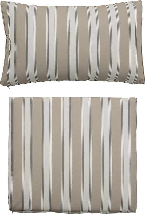 Fundas de Cojín Mundo, para sillón, a rayas negras, 2 unidades