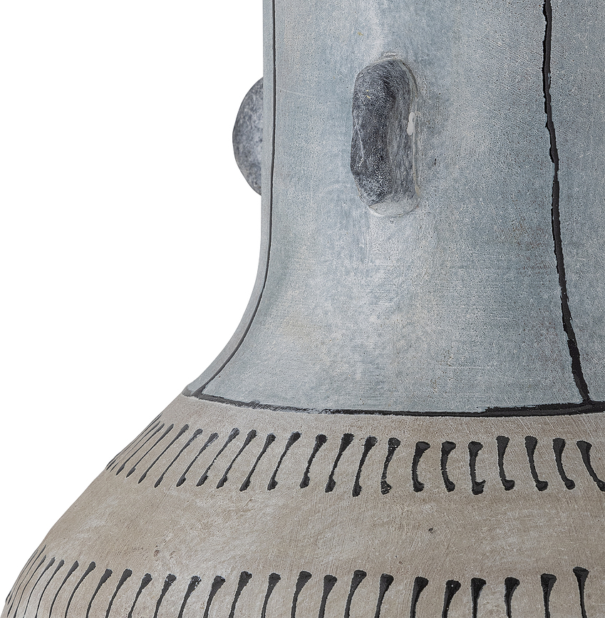 Gadiela Lampe de Table 90 cm, beige et bleue