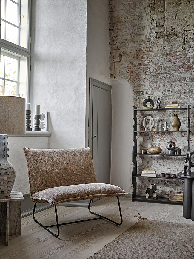 Gadiela Lampe de Table 90 cm, beige et bleue