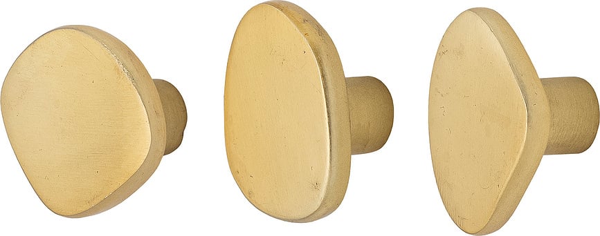 Ganchos de Pared Ferri, latón, 3 unidades