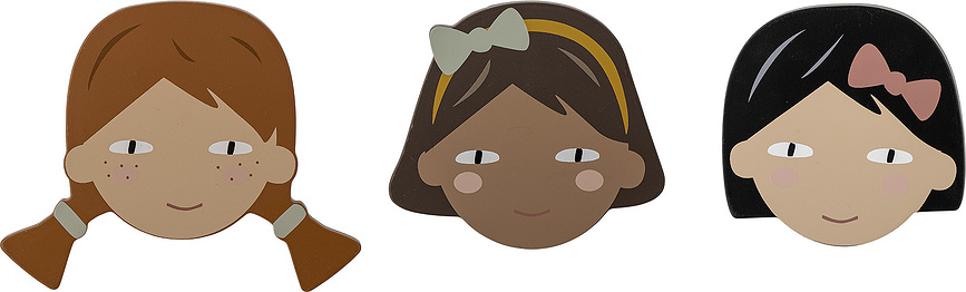 Ganchos de pared Rosalia, Pack de 3 unidades