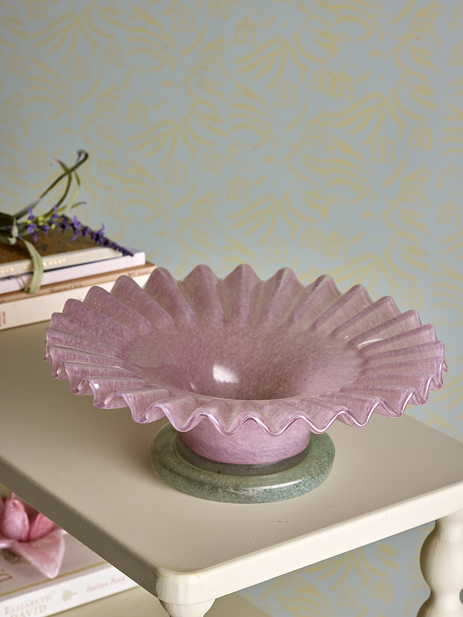 Garnet Coupe Décorative, 29 cm, rose