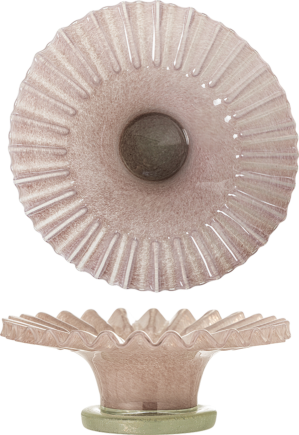 Garnet Coupe Décorative, 29 cm, rose