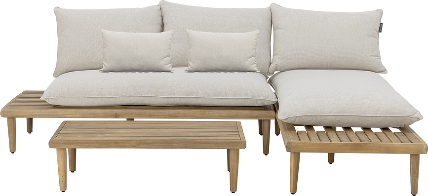 Gartensofa mit Tisch Cesano Lounge, 3-teilig