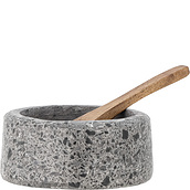 Ghizelle Salt container with a spoon