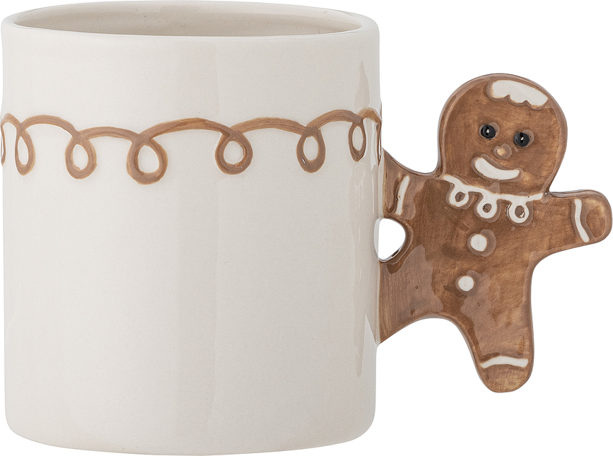 Ginnie Tasse de Noël, 350 ml, motif bonhomme de pain d'épice