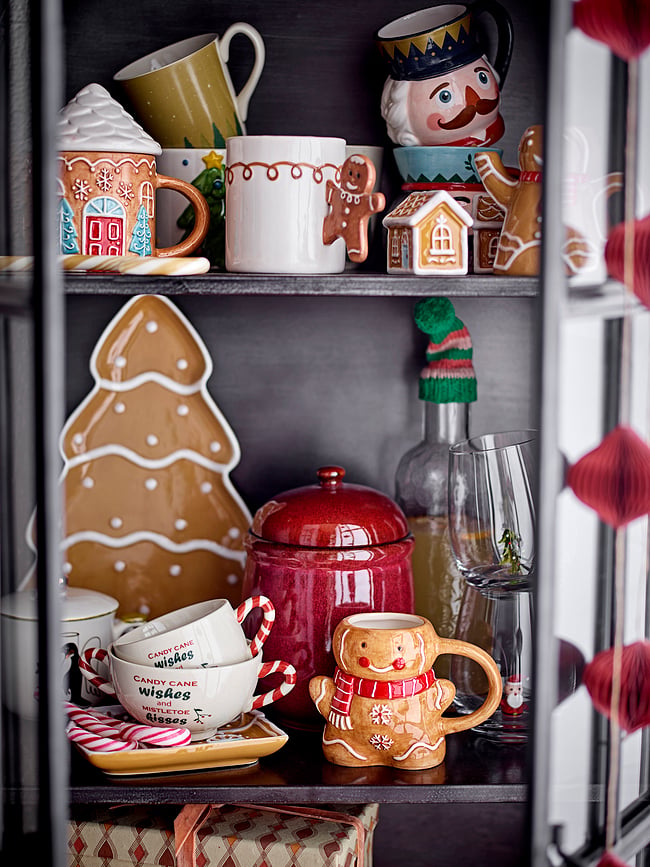 Ginnie Tasse de Noël, 350 ml, motif bonhomme de pain d'épice
