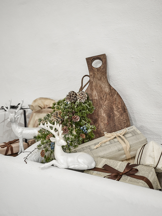 Girlanda Cedar, bor, 180 cm