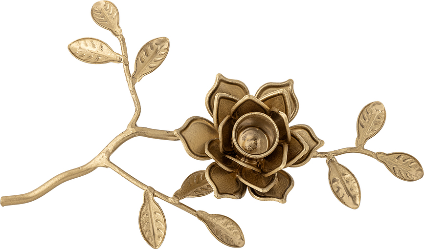 Gretchen Bougeoir pour bougie chandelle, doré