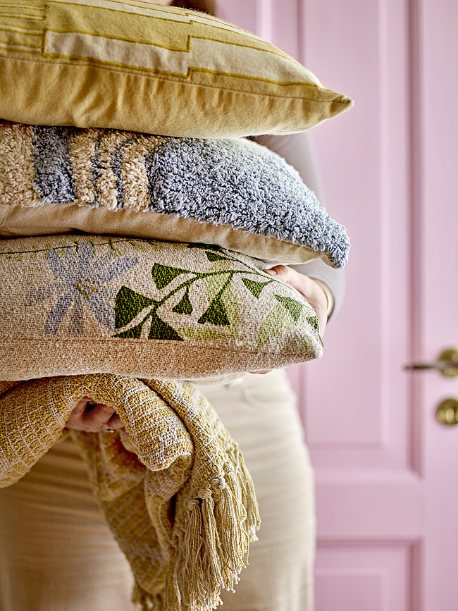 Gutte Κουβέρτα, 130 x 160 cm, μαύρη, από ανακυκλωμένα υλικά