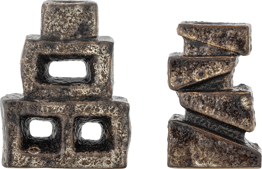 Hale Bougeoirs pour bougies classiques, Lot de 2