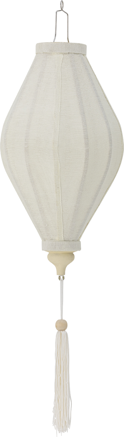 Hängedekoration Pomp 39 cm, weiß