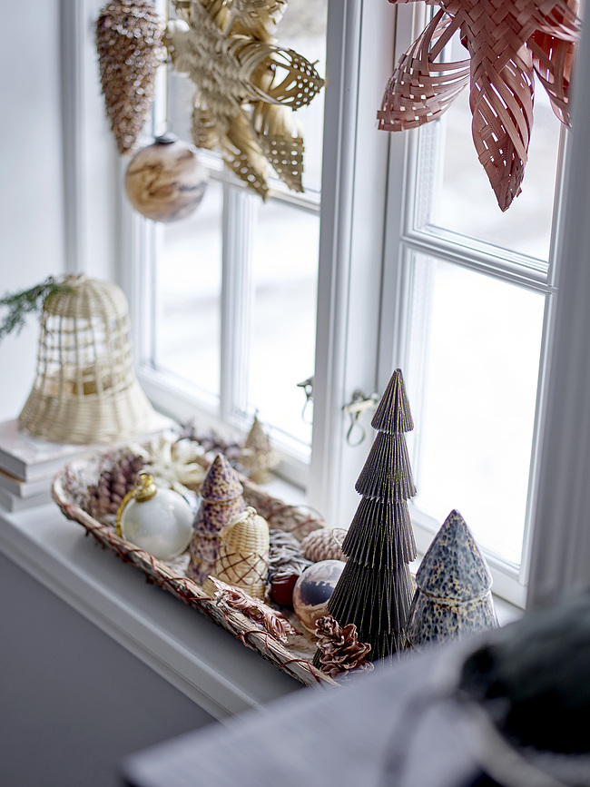 Hani Décoration de Noël 33 cm, dorée