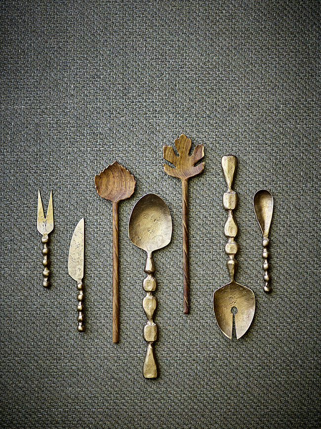 Haolin Set de Couverts à Fromage, laiton, Set 3 pièces