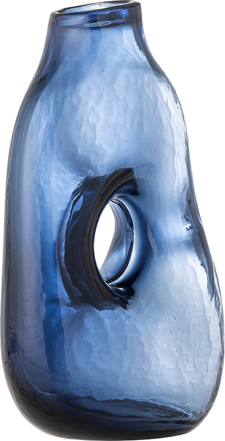 Harri Vase 30 cm, bleu