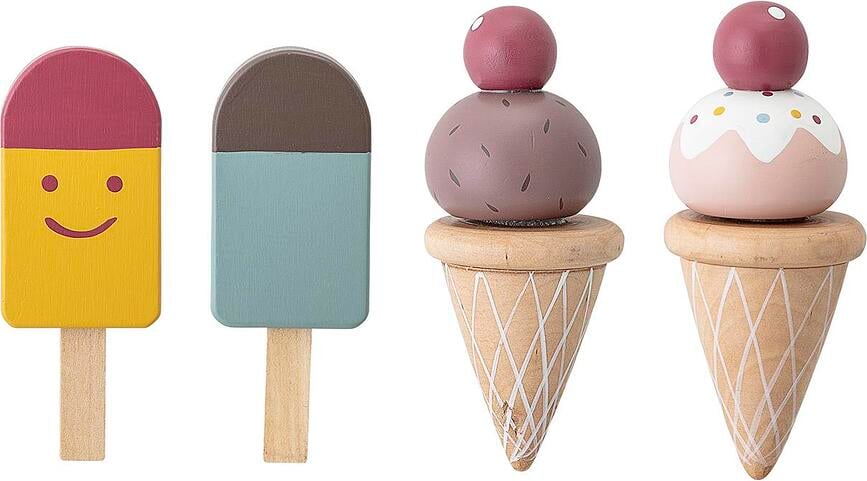 Hasham Igrača sladoled, lesena, 5 kosov