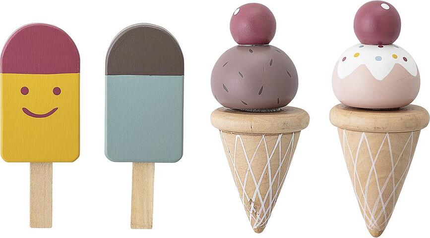 Hasham Jouet Glaces, en bois, Set 5 pièces