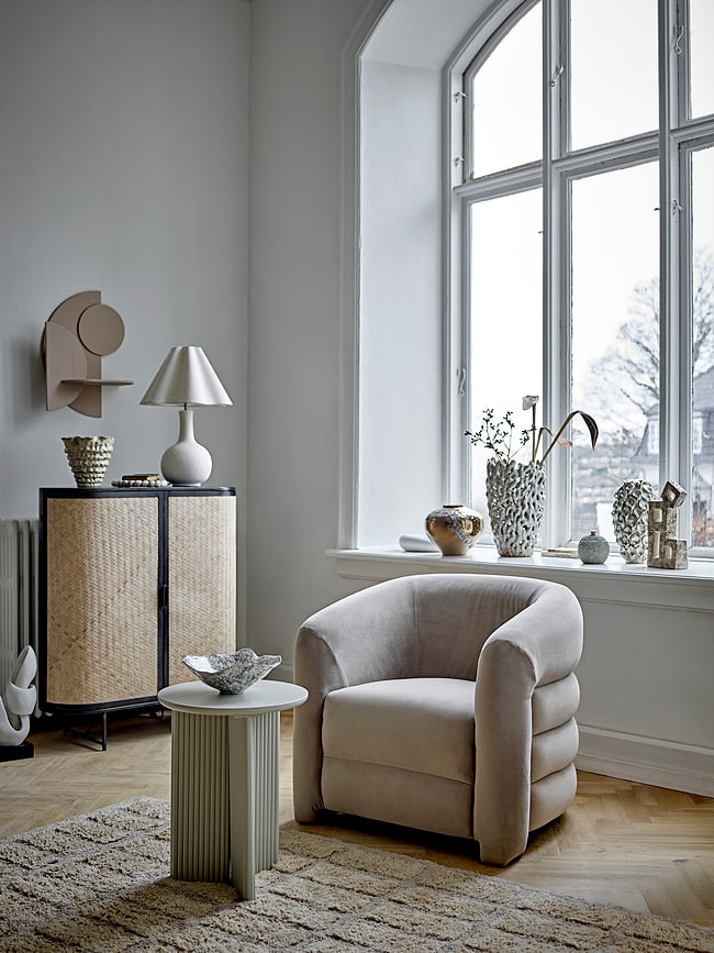 Heide Stolna Lampa 60 cm bež