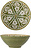 Heikki zöld Tál 26,5 cm