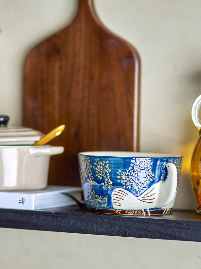 Hezha Μπολ, 460 ml, σκούρο μπλε