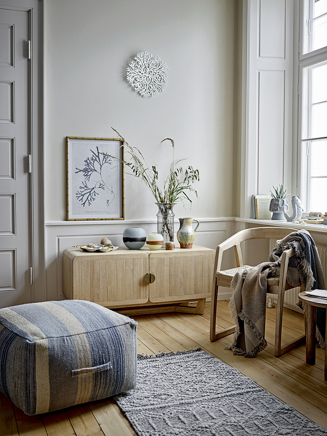 Hiro Vase Décoratif, 21 cm, bleu