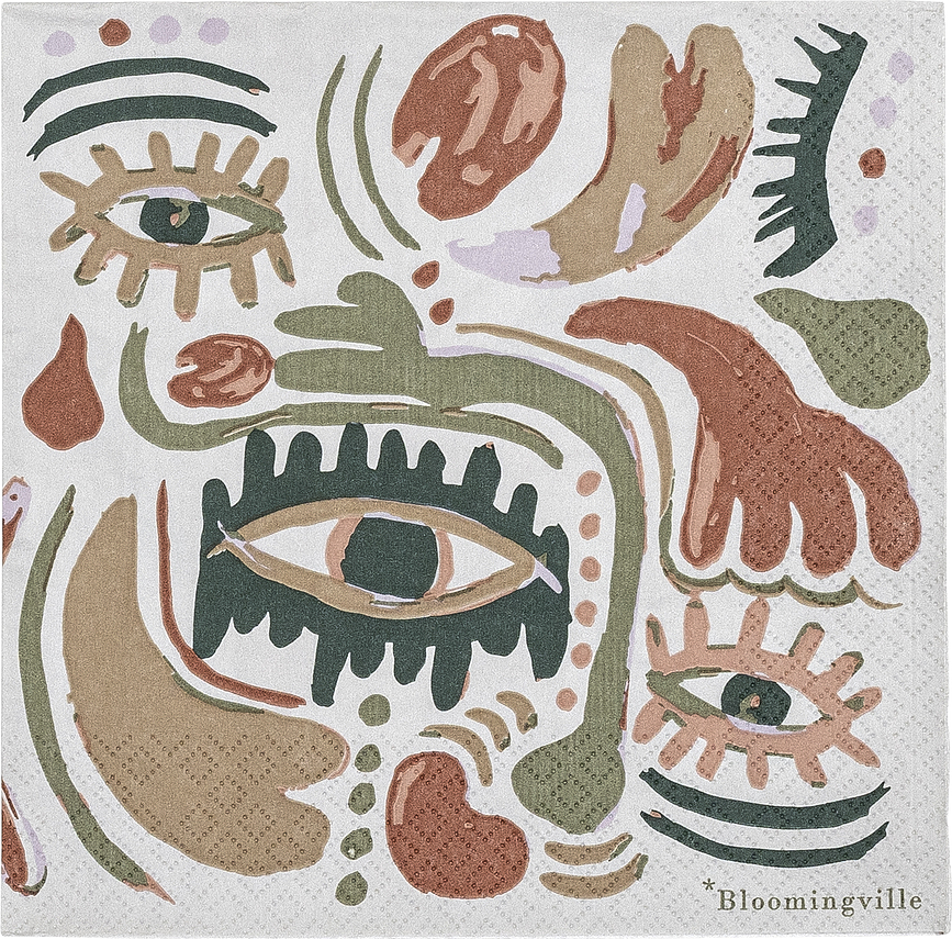 Horus Serviettes en papier, Lot de 20