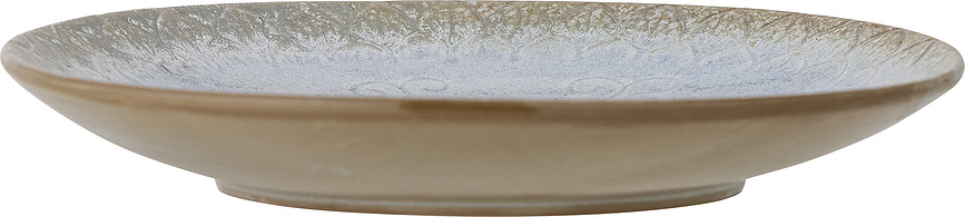 Idunn Assiette Plate 25,5 cm, bleue