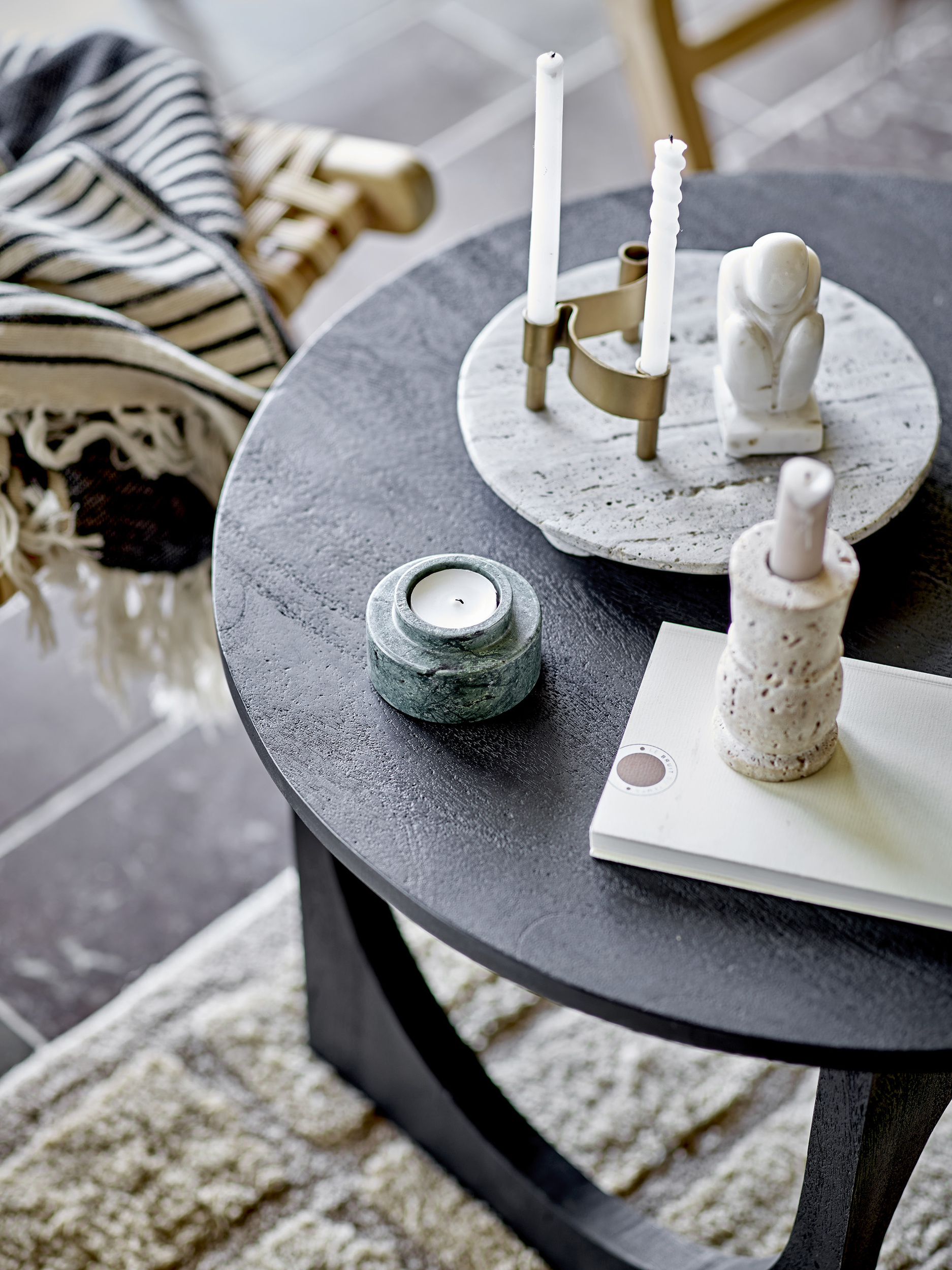 Classic Round Concrete Candle selling Holders